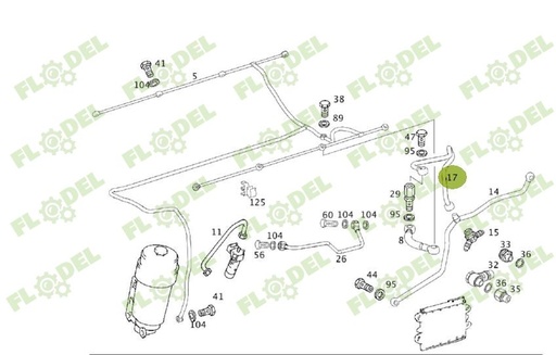 [FLO09596] Conducta combina CLAAS 0019911750 Original CLAAS