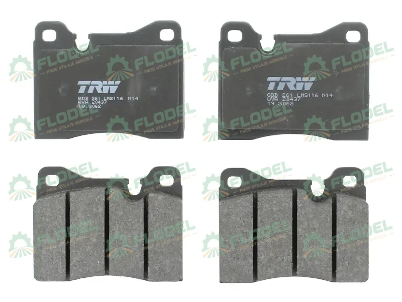 [FLO09828] Set placute frana FENDT F198104072010 [2 buc] 
