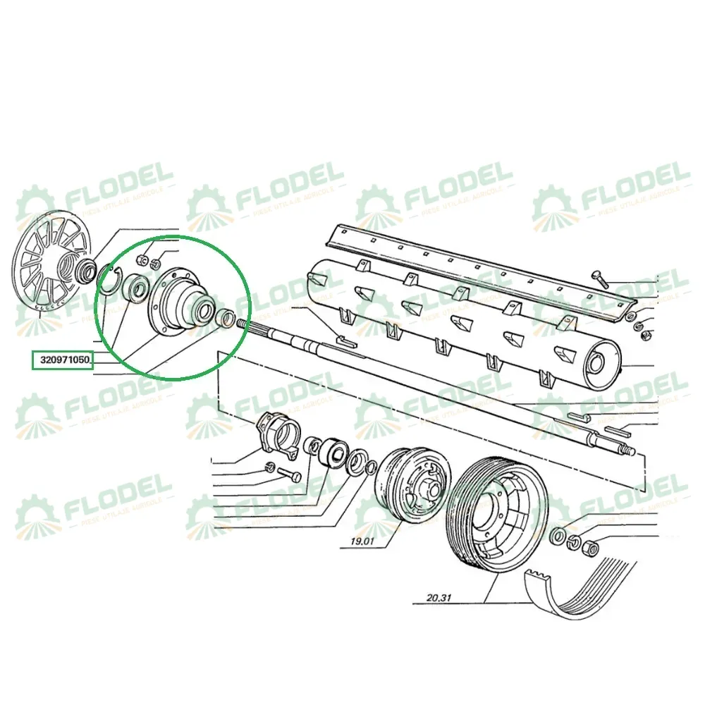 [FLO10312] Carcasa rulment LAVERDA LA320971050