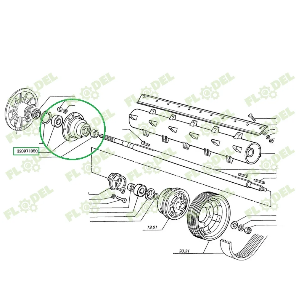 [FLO10312] Carcasa rulment LAVERDA LA320971050