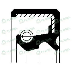 [FLO10411] Simering 45x72x12 CORTECO