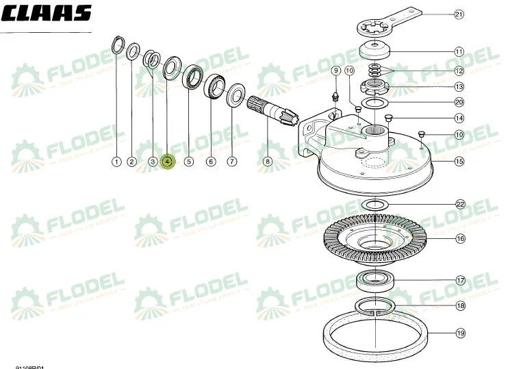 [FLO10554] Inel 00017882870 Original CLAAS 