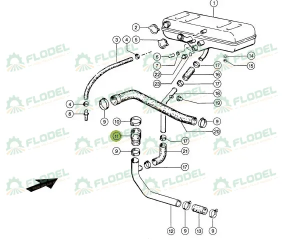 [FLO10724] Manson cauciuc CLAAS 0006685190 Original CLAAS 