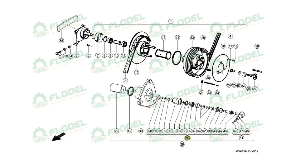 [FLO10884] Cap hidraulic combina CLAAS 109975