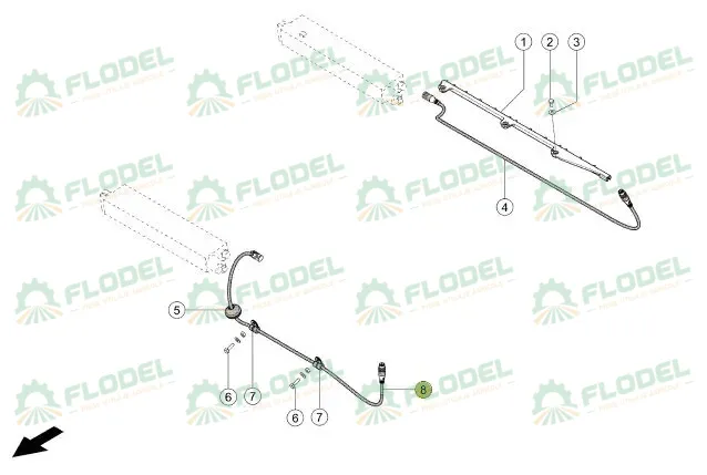 [FLO10889] Cablu legatura 0026947660 Original CLAAS