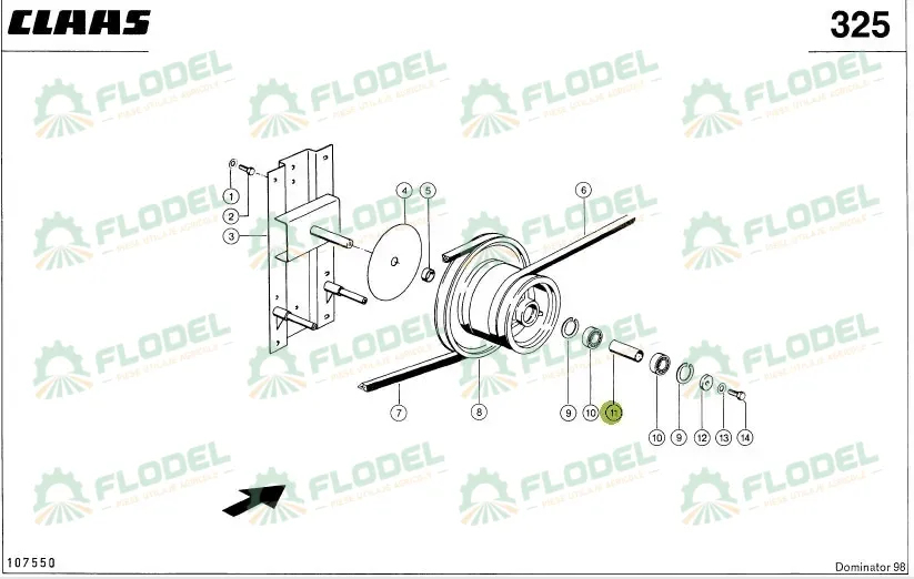 [FLO10989] Manson 0000656140 Original CLAAS