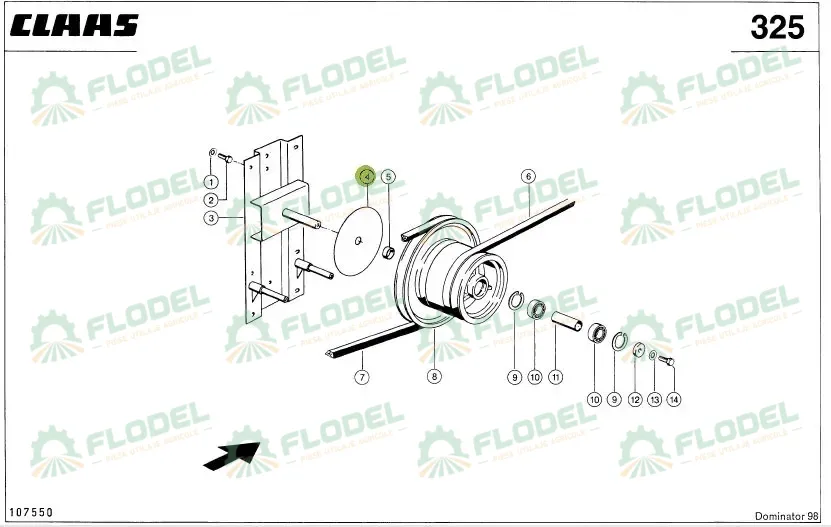 [FLO10990] Saiba 0000615630 Original CLAAS