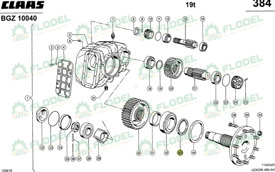 [FLO11063] Inel presiune CLAAS 0006694591 Original CLAAS 