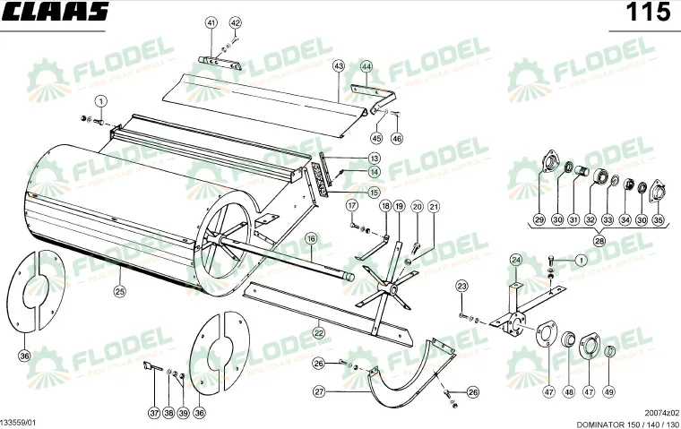 [FLO11170] Ax vant combina CLAAS 0007262691 Original CLAAS 