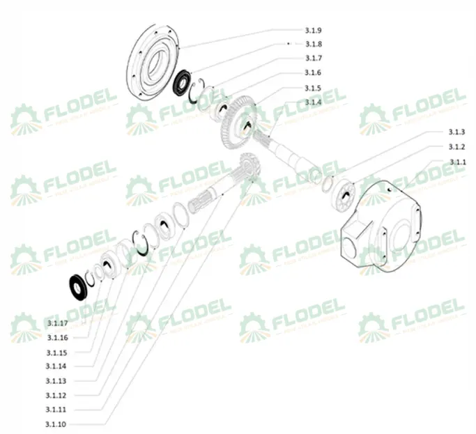[FLO11264] Pinion grup cutit STELLASUN 3.1.10 [Z17]
