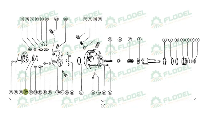 [FLO11269] Garnitura distribuitor hidraulic CLAAS 0002384990 Original CLAAS 