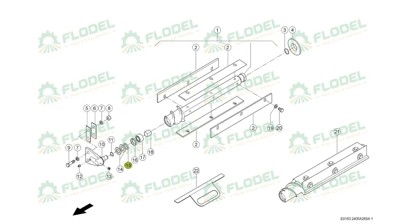 [FLO11412] Inel pasla CLAAS CONSPEED 0013135210 Original CLAAS