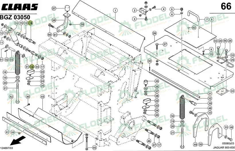 [FLO11551] Bolt reglaj 0009981171 Original CLAAS