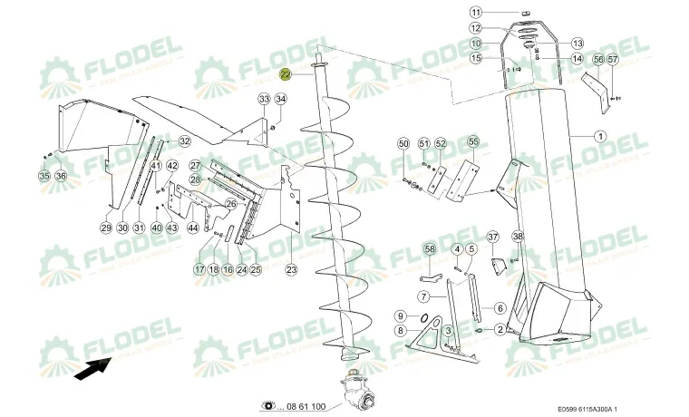 [FLO11595] Snec incarcare CLAAS LEXION 685879 [PREMIUM]